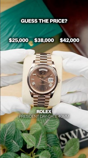 Guess the Price: Rolex Day-Date 40 Rose Gold l SwissWatchExpo