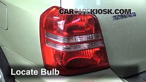 Brake Light Replacement: 2004 Toyota Highlander 3.3L V6