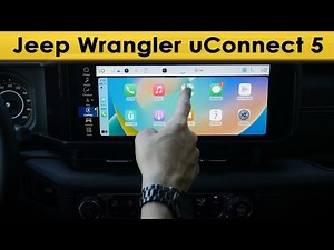 uConnect 5 in the Jeep Wrangler (2024-2026 models)