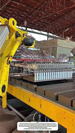 Inside a Concrete Block Factory | Automated Production Line Process Explained