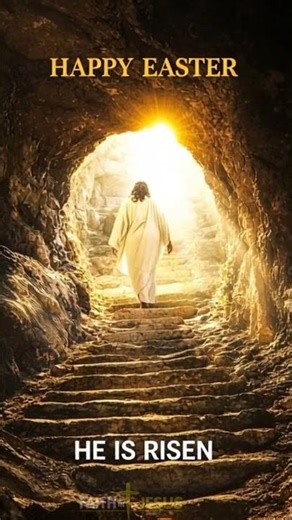 Happy Easter ✝️ | He Is Risen. #jesuschrist #christianshorts #bibleverse