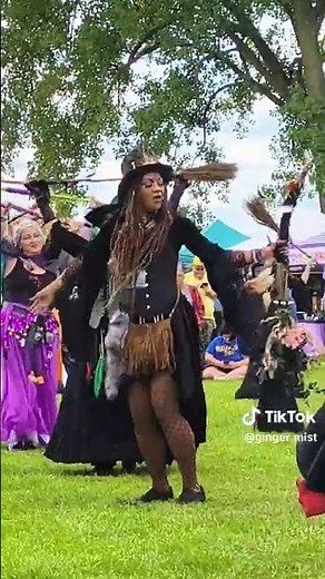 Halloween 2025: Witches Spell Dance at Sep. 2025 Michigan Wicked Bizarre: Closeup view, another song