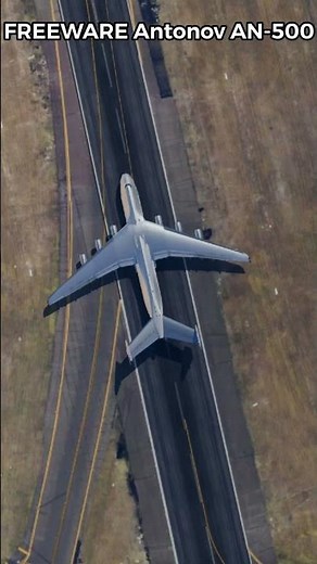 Amazing FREEWARE Antonov An-500 for X-Plane 11| [Link in Desc]| REALISTIC Flight Sim 2020 #shorts