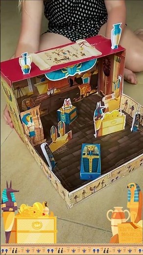 Do you want the best Ancient Egypt school project? Watch this Egyptian-themed shoebox diorama!