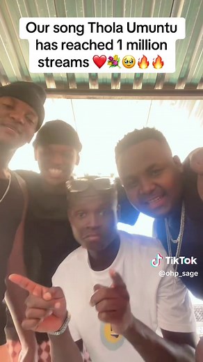 Thola Umuntu Reaches 1 Million Streams Celebration