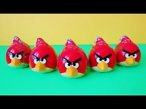 5 Angry Birds Surprise Collection Heads Unboxing
