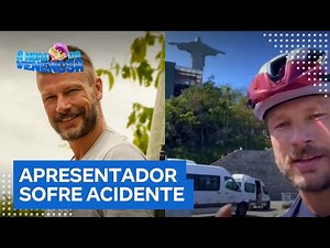 Rodrigo Hilbert passa por cirurgia de emergência após sofrer acidente em ultramaratona de ciclismo