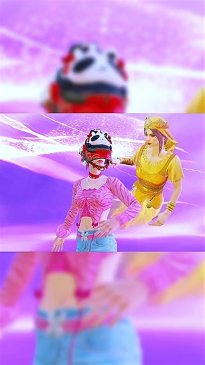 “Princess Meets Panda Girl 😱💖 | BGMI Cute + Funny Shorts 🎮”
