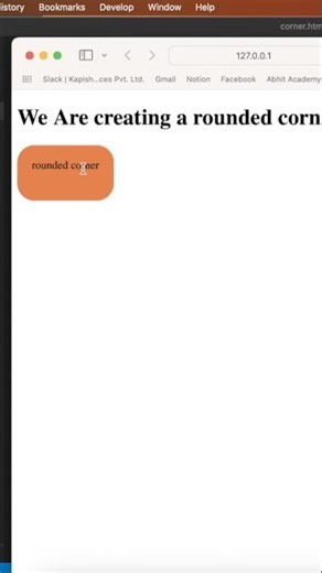 The Simplest Way to Add Rounded Corners #webdev #tutorial #css