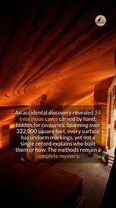 40K views · 449 reactions | Ancient builders carved 24 giant caves by hand, and their methods remain a complete mystery. #ancienthistory #archaeology #discovery | Revealed | Facebook