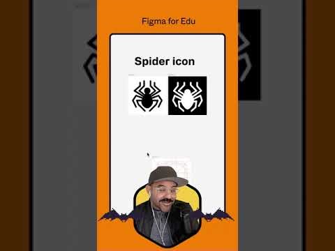 Episode 22: Making a spider icon in Figma