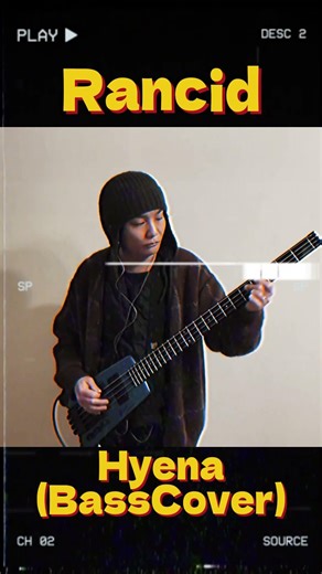 Rancid - Hyena (Bass Cover) #shorts #Rancid #MattFreeman