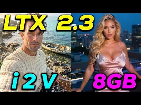 LTX 2.3 Q5: 20s Image-to-Video on 8GB VRAM! (720p Free ComfyUI Workflow)