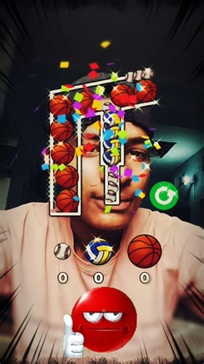 three different balls enter the box in perfectly #football #volleyball #shorts