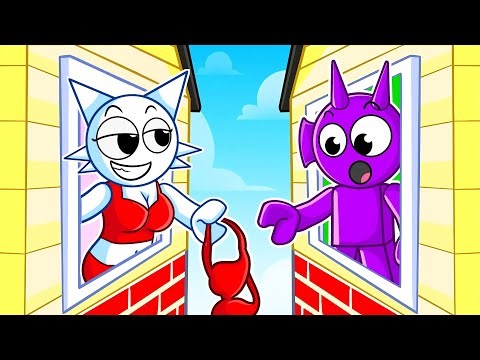 SUS NEIGHBOUR WENDA has a CRUSH On Durple In Roblox...