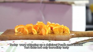 Peach & almond tart Recipe