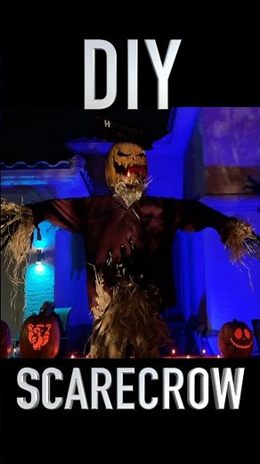 Check out How to Make a DIY Halloween Scarecrow!