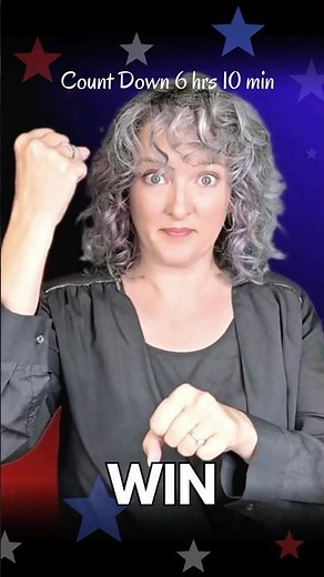 Election Countdown in ASL! #win #president #trump #kamalaharris #vote #asl #signlanguage #election