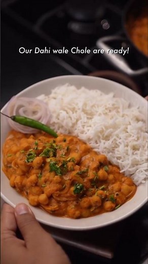EASY DAHI WALE CHOLE RECIPE•😍Want to try super easy tasty indian gravy