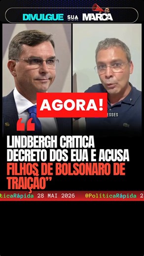 E lá vem o bobo da corte de novo! 🤡🚨 REAÇÃO E POLÊMICA: VICE-LÍDER DO GOVERNO LULA DETONA DECISÃO DOS EUA CONTRA PCC E CV E ACUSA FILHOS DE BOLSONARO DE TRAIÇÃO À PÁTRIA! RESUMO DA MATÉRIA: 💥 Deputado Lindbergh Farias afirmou que o enquadramento das facções como terroristas é um "ataque brutal à soberania". 💥 Parlamentar alegou que o decreto de Donald Trump trará consequências negativas para a economia e investimentos. 💥 Petista atacou Flávio e Eduardo Bolsonaro, acusando-os de tentar abrir