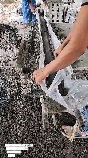 Amazing Concrete Beam Casting Method | Genius Reinforced Concrete Mold Technique You Must See!