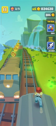 how to play subway surfers game in mobile #subwaysurfers #shorts #gameplay