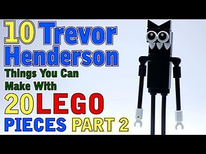 10 Trevor Henderson Creatures You Can Make With 20 Lego Pieces Part 2