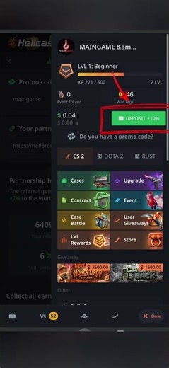 How to Use Hellcase Promo Code for free skins