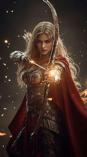 Epic Female Warrior | Cinematic Fantasy Battle Scene