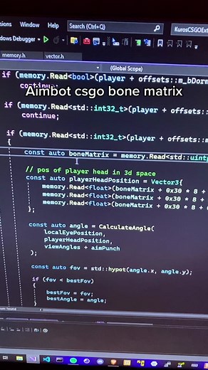 Explaining CSGO Aimbot Cheat - Developer Code for MW2