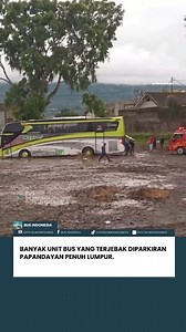 61K views · 878 reactions | "Deretan Unit Bis Terjebak Lumpur di Parkiran Papandayan: Perjuangan Sopir dan Kru Menghadapi Kondisi Ekstrem" | Bus indonesia | Facebook