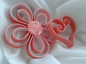 Как сделать украшения из мастики по технике квиллинг