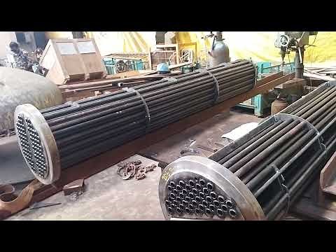 U TUBE ASSEMBLY IN TUBESHEET FOR SHELL AND TUBE HEAT EXCHANGER