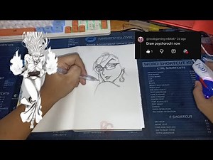 Sketching Psykos (One Punch Man) – Timelapse