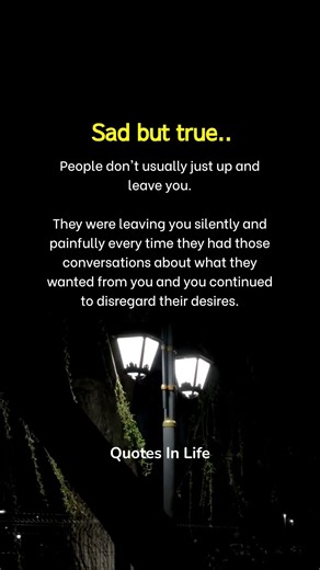 💔 Sad but True: People Leave Long Before They Actually Leave 🥀 #RelationshipQuotes #LifeLessons