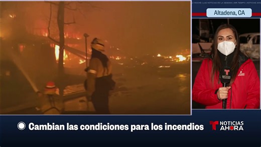 🔥 Lo último de los incendios en #California: 📌 Retiran advertencia de bandera roja en gran parte de Los Ángeles. 📌 Casi 90,000 personas siguen bajo orden de evacuación. 📌 Controlan un nuevo fuego en San Bernardino. 📌 Se relajan los vientos y esto facilita el trabajo a los bomberos. 📌 El incendio Palisades está contenido en un 21% y el Eaton en un 45% 📌 Programas de asistencia ofrecen ayudas a residentes afectados. #NTAHORA #NTA | Noticias Telemundo