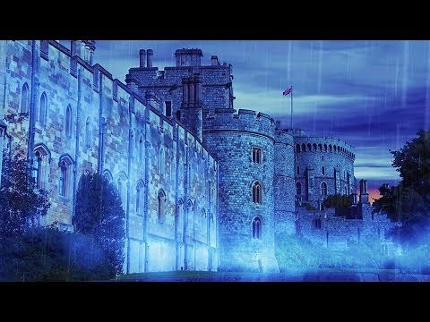 Rain Sounds for Sleep | Castle Rainstorm White Noise 10 Hours