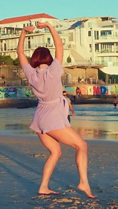 Which beach should I do this at next? 🏖️ #beachboys #fosse #dancer | Peachyfeverr