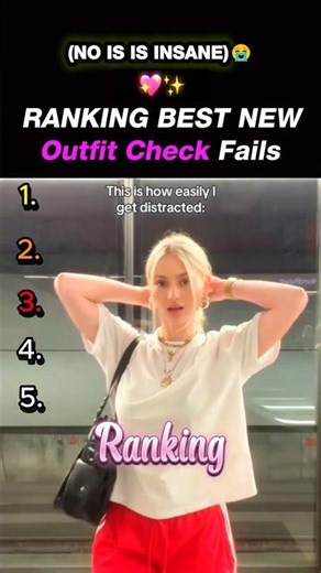 Ranking The BEST Outfit Fails (NEW) #shortsviral