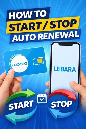 Start or Stop Lebara Auto Renewal | #Lebara | Quick Guide