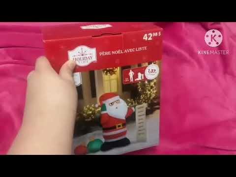 [REVIEW] 2025 Inflatable 4.5ft Santa With Wish List And Ornaments! U/Ur/I/R