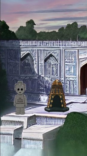 Doctor Who Dracula Crossover Eerie Cartoon Animation