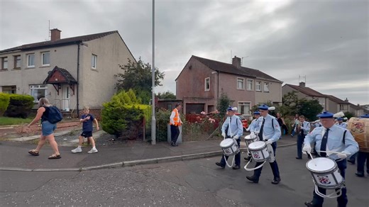 County Flute Band - Drongan Young Conquerors ￼ 25th Anniversary Parade | Scottish Band Parades