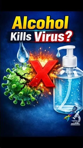 How Alcohol Kills Virus? 🦠😱