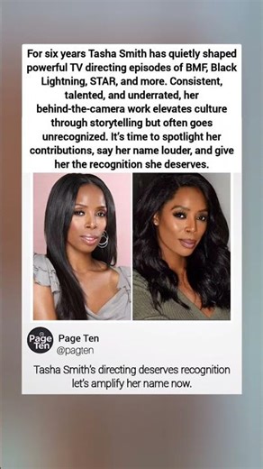 Tasha Smith, say her name: directing brilliance shaping Black TV culture #tashasmith #shorts