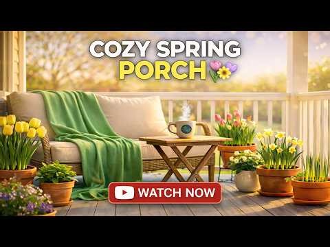 🌷 A Peaceful Spring Porch
