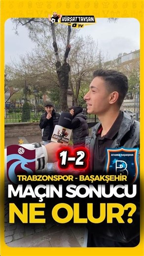 SİZCE TRABZONSPOR - BAŞAKŞEHİR MAÇININ SONUCU NE OLUR? #trabzonspor #başakşehir #süperlig #futbol
