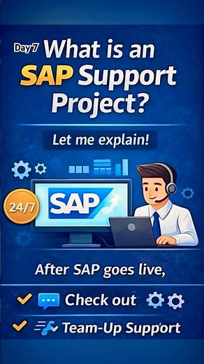 What Happens in an SAP Support Project? #sapsd #sapconsultant
