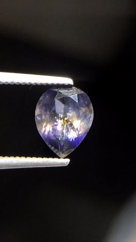 Rare Iolite Bio Color Natural Stone, 1.32 Carats Loose Faceted Pear, Untreated Genuine Unique Peace of Gem, Perfect Custom for Jewelry - Etsy