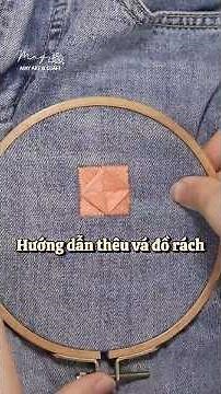 How to Mend Ripped Clothes with Embroidery - Clothing Repair Hacks - Simple Hand Embroidery Tutor...